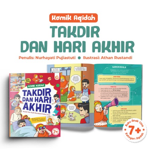 Buku Komik Aqidah : Takdir dan Hari Akhir - Gema Insani 100% Original